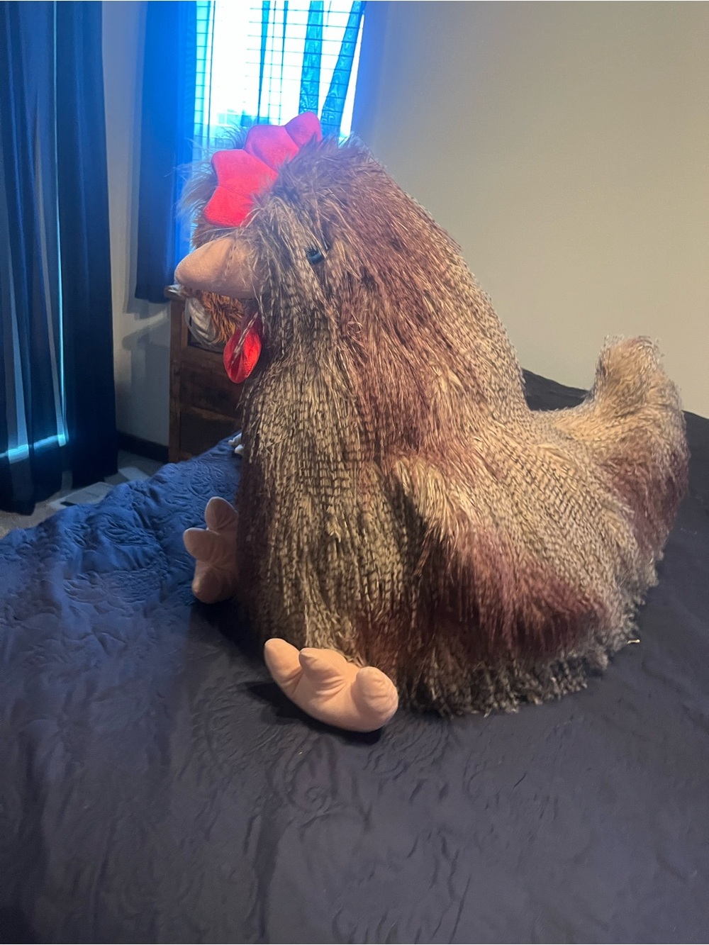 Giant stuffed chicken